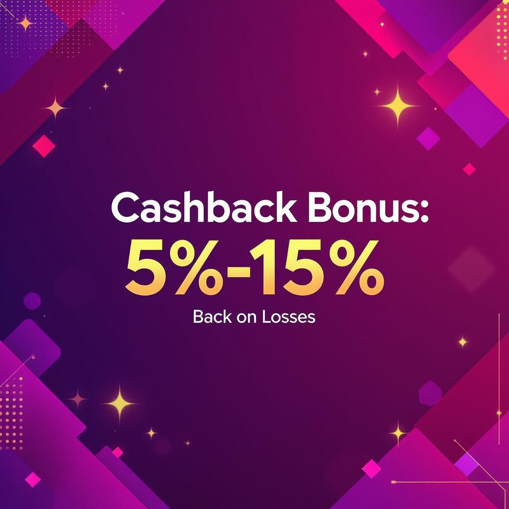 Cashback Bonus: 5%-15% Back on Losses